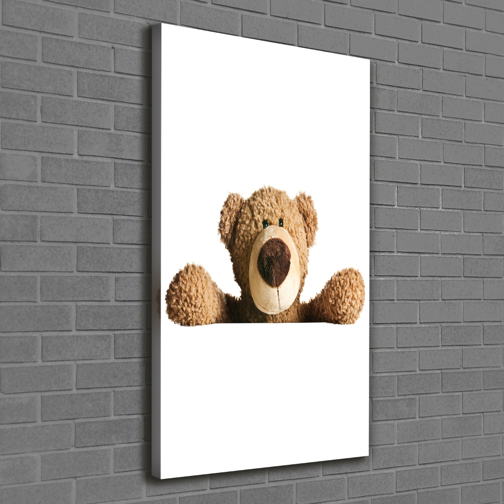 Vertikální Foto obraz canvas Plyšový medvídek