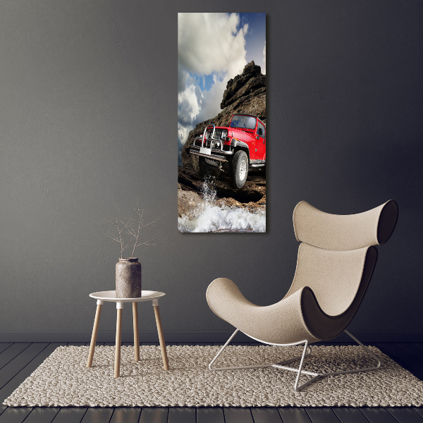Vertikální Foto obraz na plátně Terénné auto