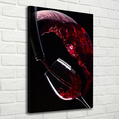 Vertikální Foto obraz na plátně Červené víno