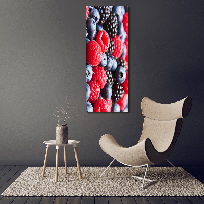 Vertikální Vertikální Foto obraz na plátně do obýváku Lesní ovoce