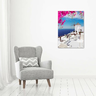 Vertikální Foto obraz na plátně Santorini Řecko