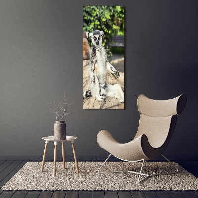 Vertikální Foto obraz tištěný na plátně Lemur