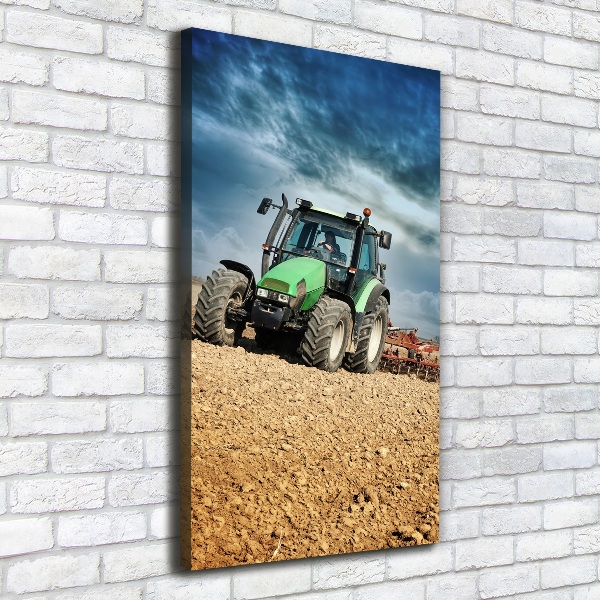 Vertikální Moderní obraz canvas na rámu Traktor