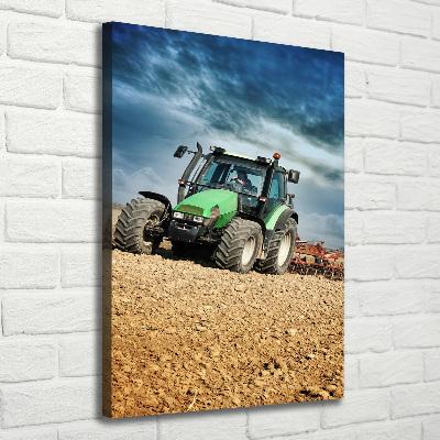 Vertikální Moderní obraz canvas na rámu Traktor