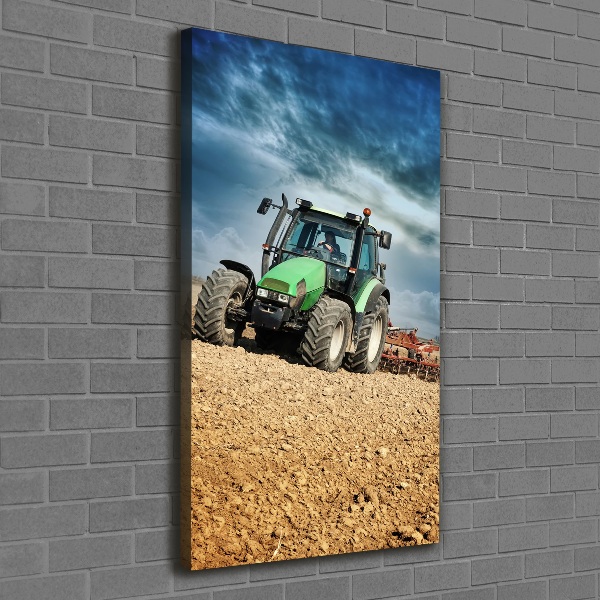 Vertikální Moderní obraz canvas na rámu Traktor