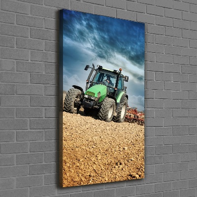 Vertikální Moderní obraz canvas na rámu Traktor