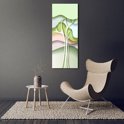 Vertikální Foto obraz na plátně Abstraktní strom