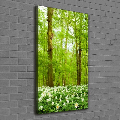 Vertikální Foto obraz na plátně Květy v leze
