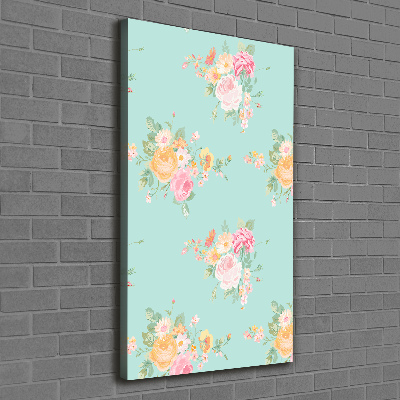 Vertikální Moderní fotoobraz canvas na rámu Květiny