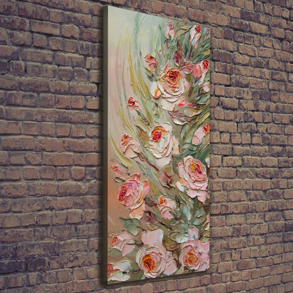 Vertikální Foto obraz tištěný na plátně Růže
