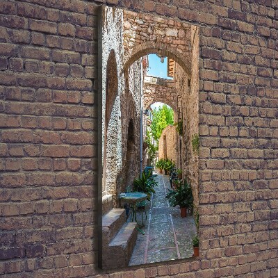 Vertikální Foto obraz na plátně Italské uličky