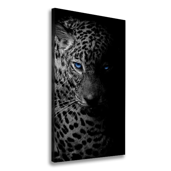 Vertikální Moderní obraz canvas na rámu Leopard