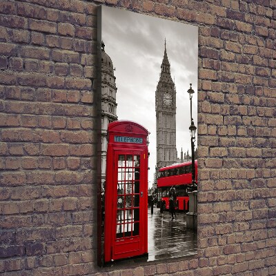 Vertikální Foto obraz na plátně Big Ben Londýn