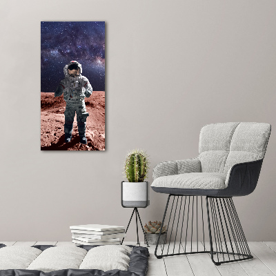 Vertikální Vertikální Foto obraz na plátně do obýváku Astronauta