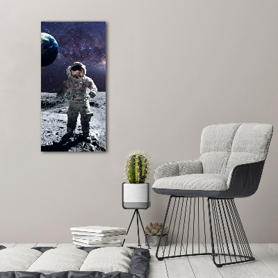 Vertikální Vertikální Foto obraz na plátně do obýváku Astronauta