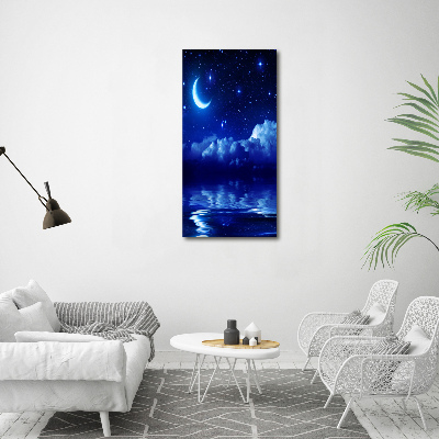 Vertikální Vertikální Foto obraz na plátně do obýváku Noční nebe