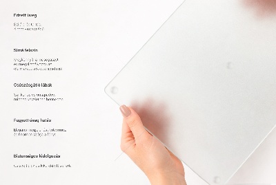 Skleněná deska za plynový sporák s dvojitou poloprůsvitnou vrstvou