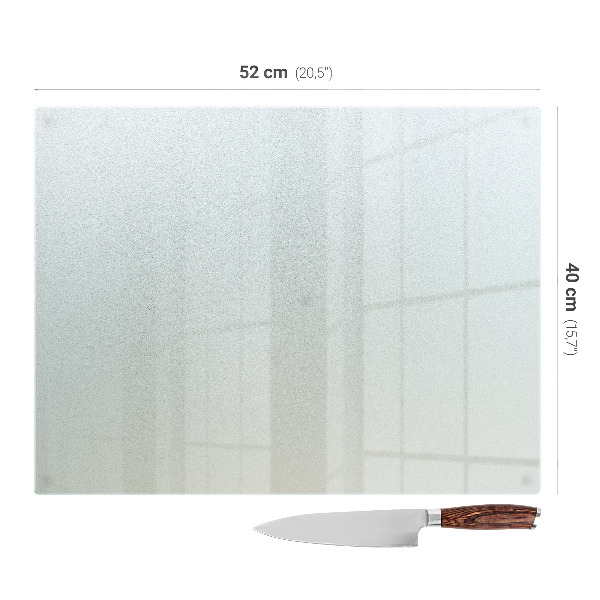 Kryt na indukční desku s obdélníkovým tvarem a poloprůsvitným provedením