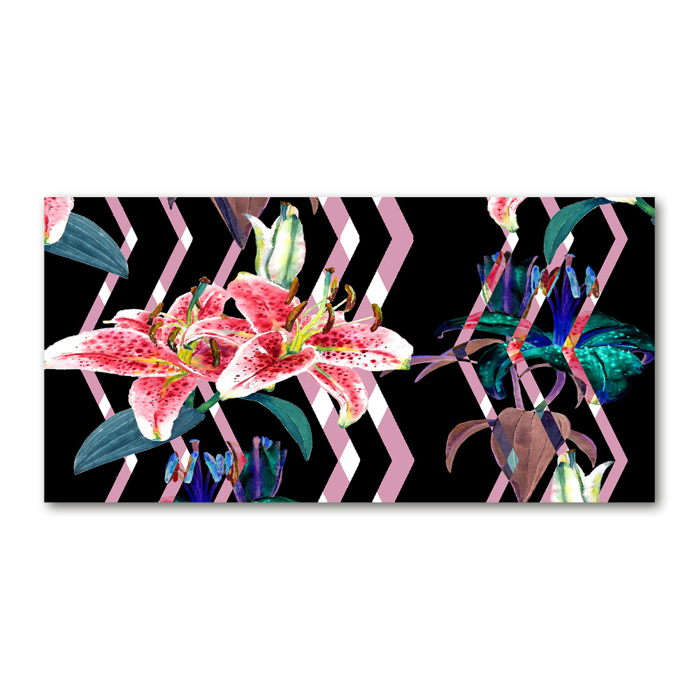 Foto obraz sklo tvrzené Tropická lilie