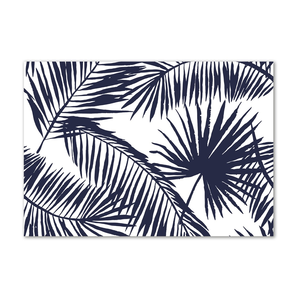 Fotoobraz na skle Listí palmy
