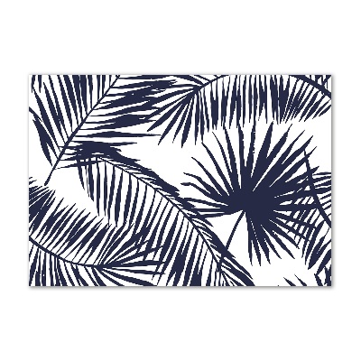 Fotoobraz na skle Listí palmy