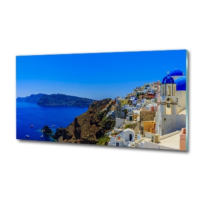 Foto obraz skleněný horizontální Santorini Řecko