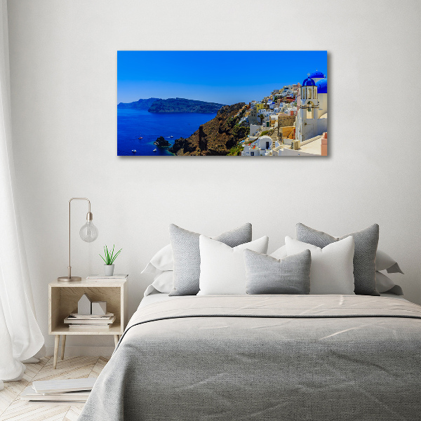 Foto obraz skleněný horizontální Santorini Řecko