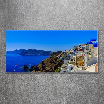 Foto obraz skleněný horizontální Santorini Řecko