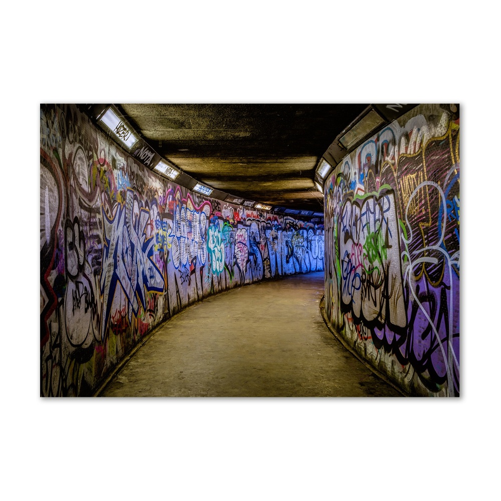 Moderní foto obraz na stěnu Graffini v metro