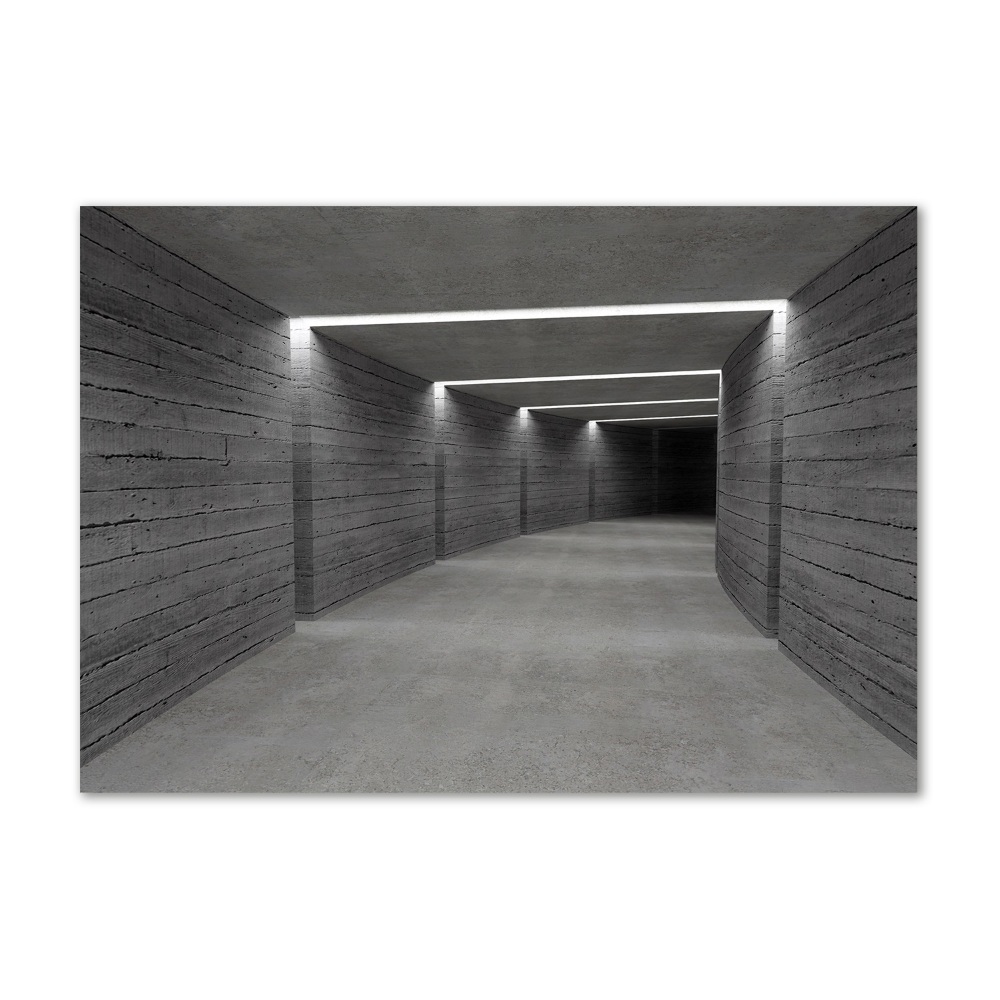 Fotoobraz na skle Betonový tunel