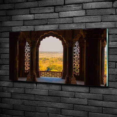 Moderní skleněný obraz z fotografie Fort Agra Indie