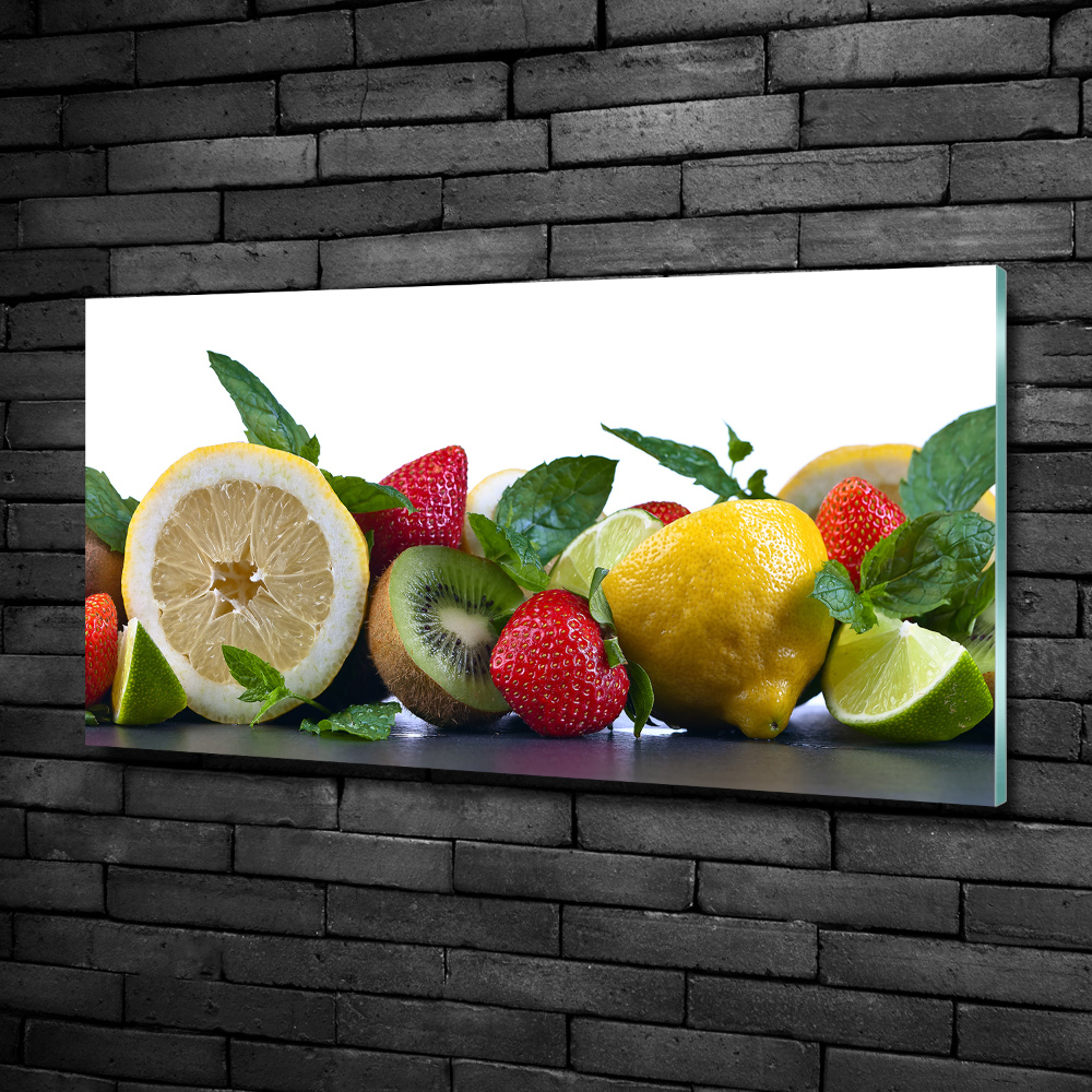 Moderní skleněný obraz z fotografie Ovoce a zelenina