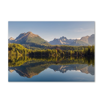 Foto obraz fotografie na skle Panorama Tatry