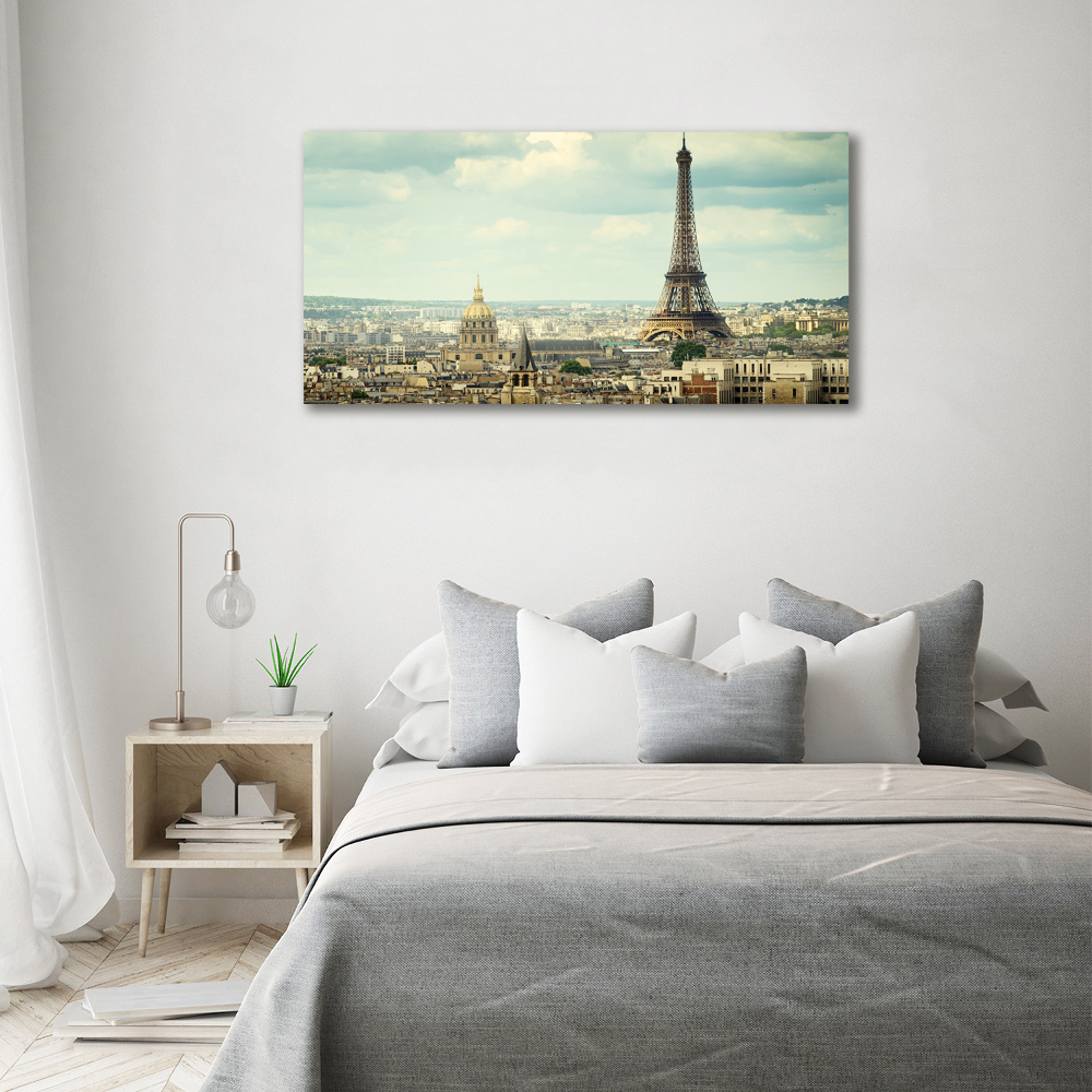 Fotoobraz na skle Eiffelova věž Paříž