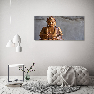 Foto obraz fotografie na skle Dřevěný budha