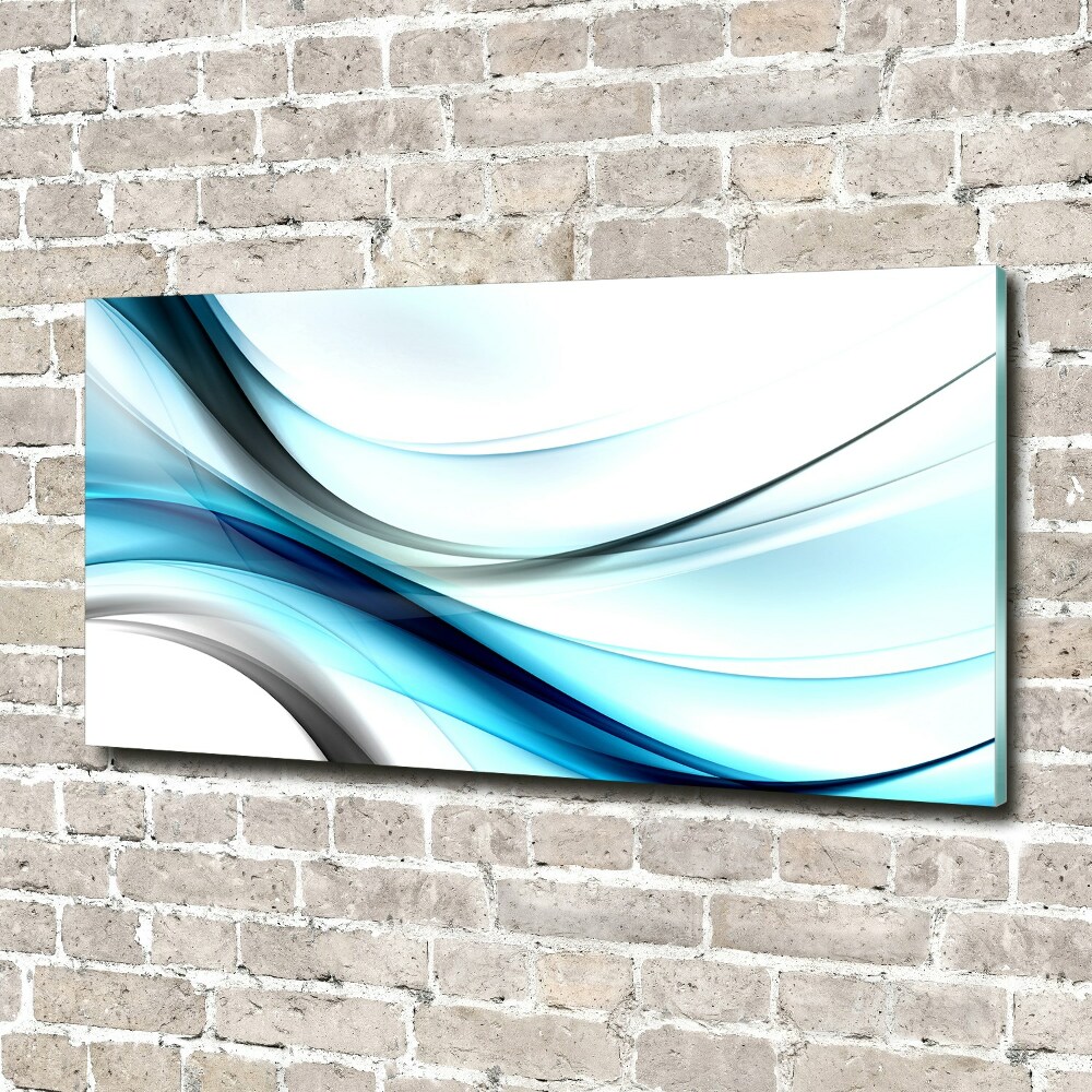 Foto obraz sklo tvrzené Abstrakce vlny