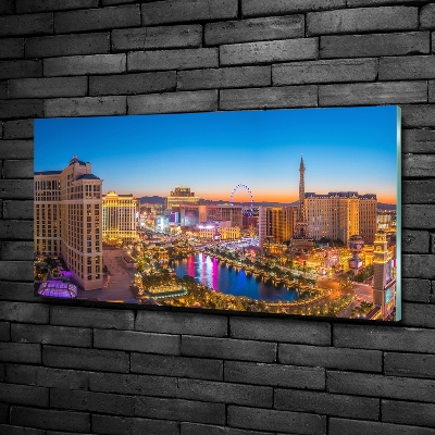 Foto obraz sklo tvrzené Las Vegas USA