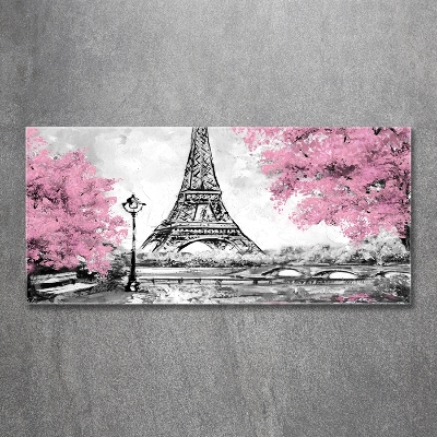Fotoobraz na skle Eiffelova věž Paříž