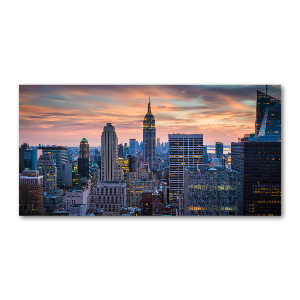 Foto obraz sklo tvrzené Manhattan New York