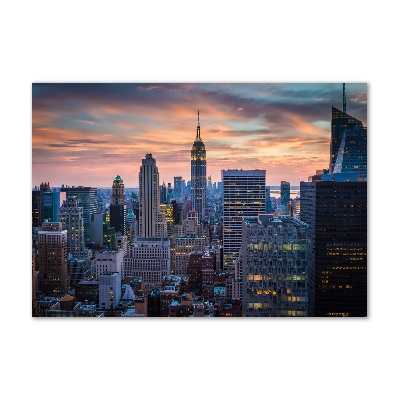 Foto obraz sklo tvrzené Manhattan New York