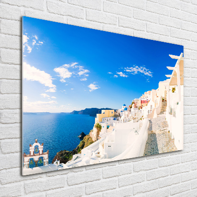 Foto obraz skleněný horizontální Santorini Řecko