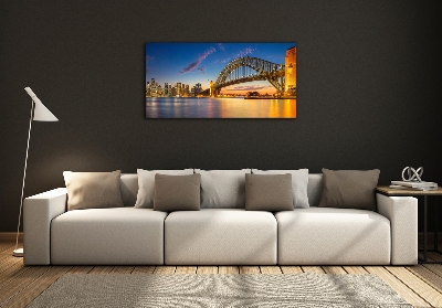 Foto-obraz fotografie na skle Panorama Sydney