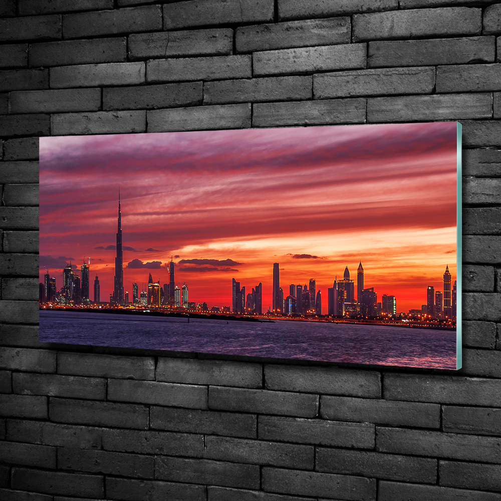 Moderní foto obraz na stěnu Západ slunce Dubaj