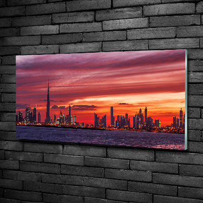 Moderní foto obraz na stěnu Západ slunce Dubaj