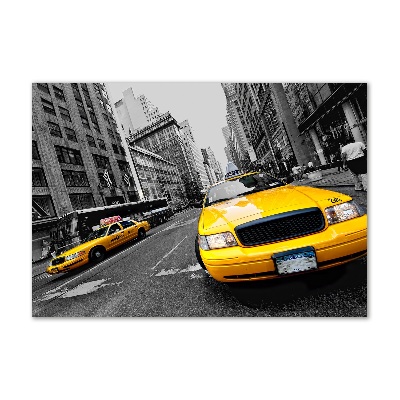 Foto obraz sklo tvrzené Taxi New York