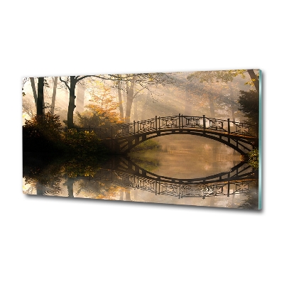 Foto-obrah sklo tvrzené Starý most podzim