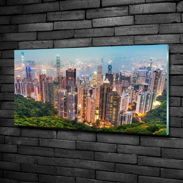 Foto obraz skleněný horizontální Hongkong