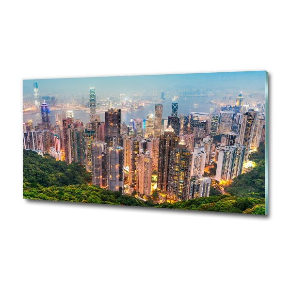 Foto obraz skleněný horizontální Hongkong