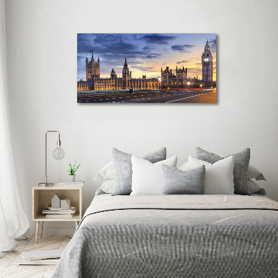 Foto obraz skleněný horizontální Big Ben Londýn