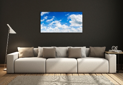 Foto obraz fotografie na skle Oblaka na nebi